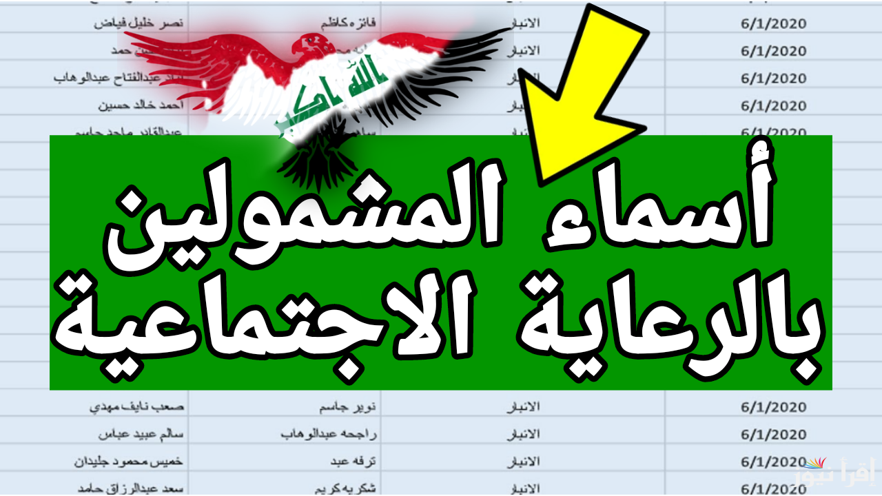 كيف ابحث عن اسمي في العاطلين؟.. أسماء الرعاية الاجتماعية الوجبة الأخيرة 2025 في العراق.. إليك الخطوات والشروط المطلوبة 