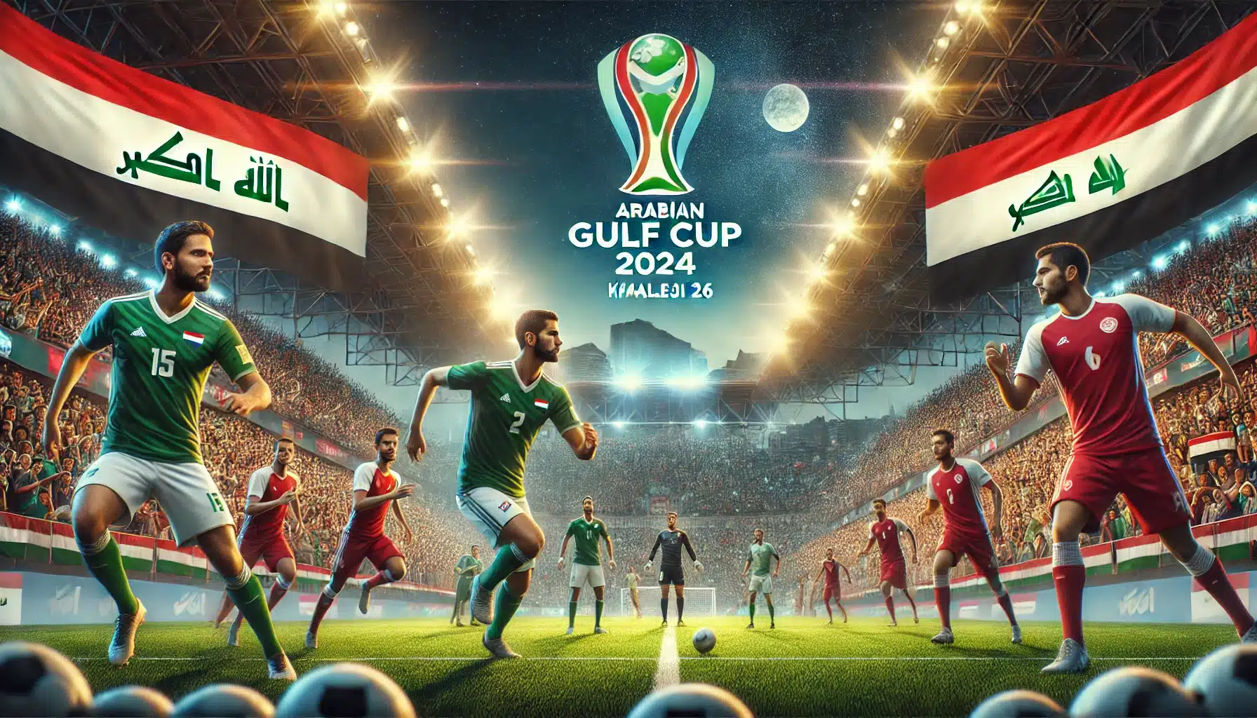 الساعة كم ..  موعـد مباراة العراق واليمن والقنوات الناقلة لبطولة كأس الخليج 26 مجانًا