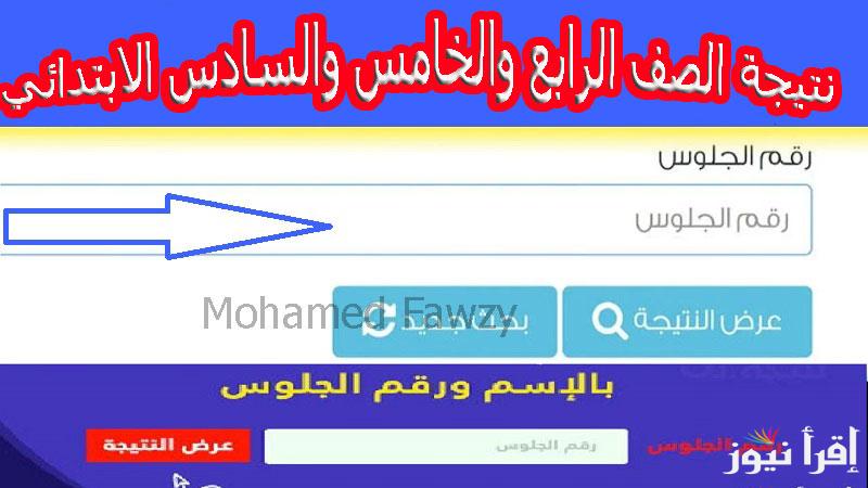 natiga-4dk.net.. نتيجة الصف الرابع والخامس والسادس الابتدائي  بالاسم ورقم الجلوس وخطوات الاستعلام عنها