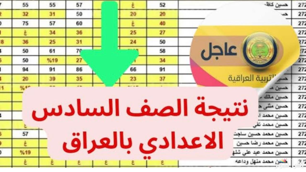 “الآن PDF عبر موقع نتائجنا”.. نتائج السادس الإعدادي  التمهيدي 2025 عموم المحافظات