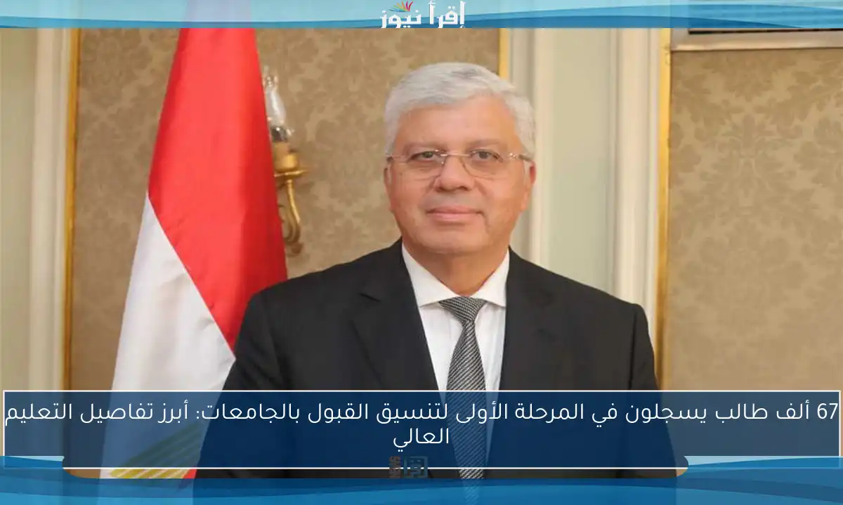 67 ألف طالب يسجلون في المرحلة الأولى لتنسيق القبول بالجامعات: أبرز تفاصيل التعليم العالي
