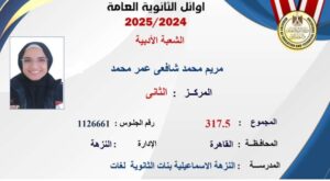 اوائل ثانوية عامة 2025