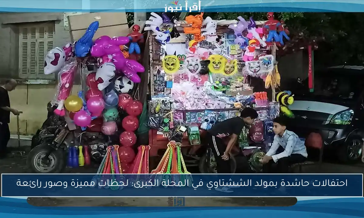 احتفالات حاشدة بمولد الششتاوي في المحلة الكبرى: لحظات مميزة وصور رائعة