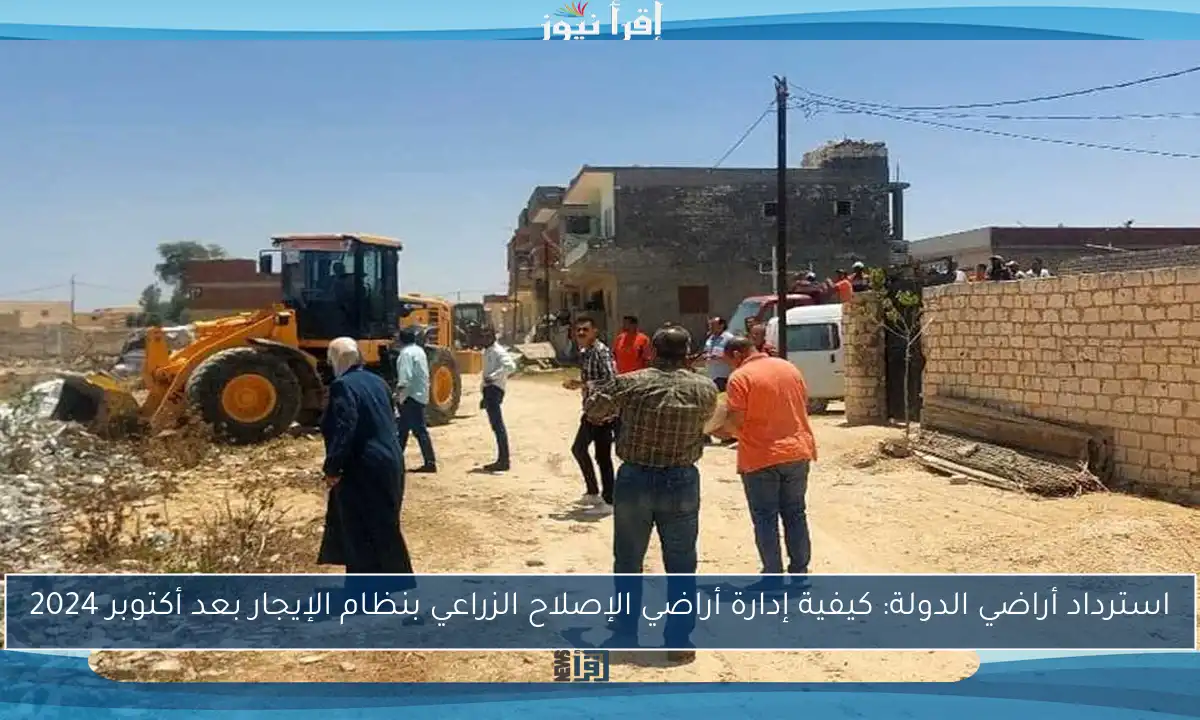 استرداد أراضي الدولة: كيفية إدارة أراضي الإصلاح الزراعي بنظام الإيجار بعد أكتوبر 2024