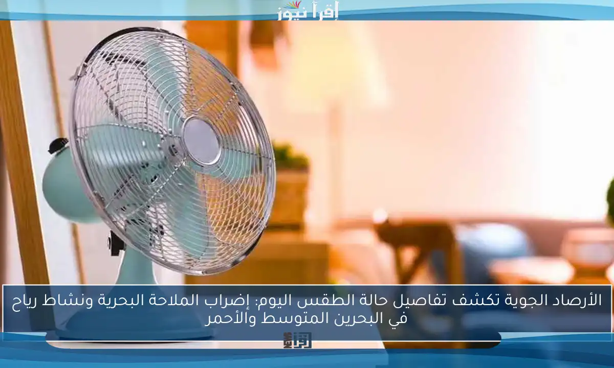 الأرصاد الجوية تكشف تفاصيل حالة الطقس اليوم: إضراب الملاحة البحرية ونشاط رياح في البحرين المتوسط والأحمر