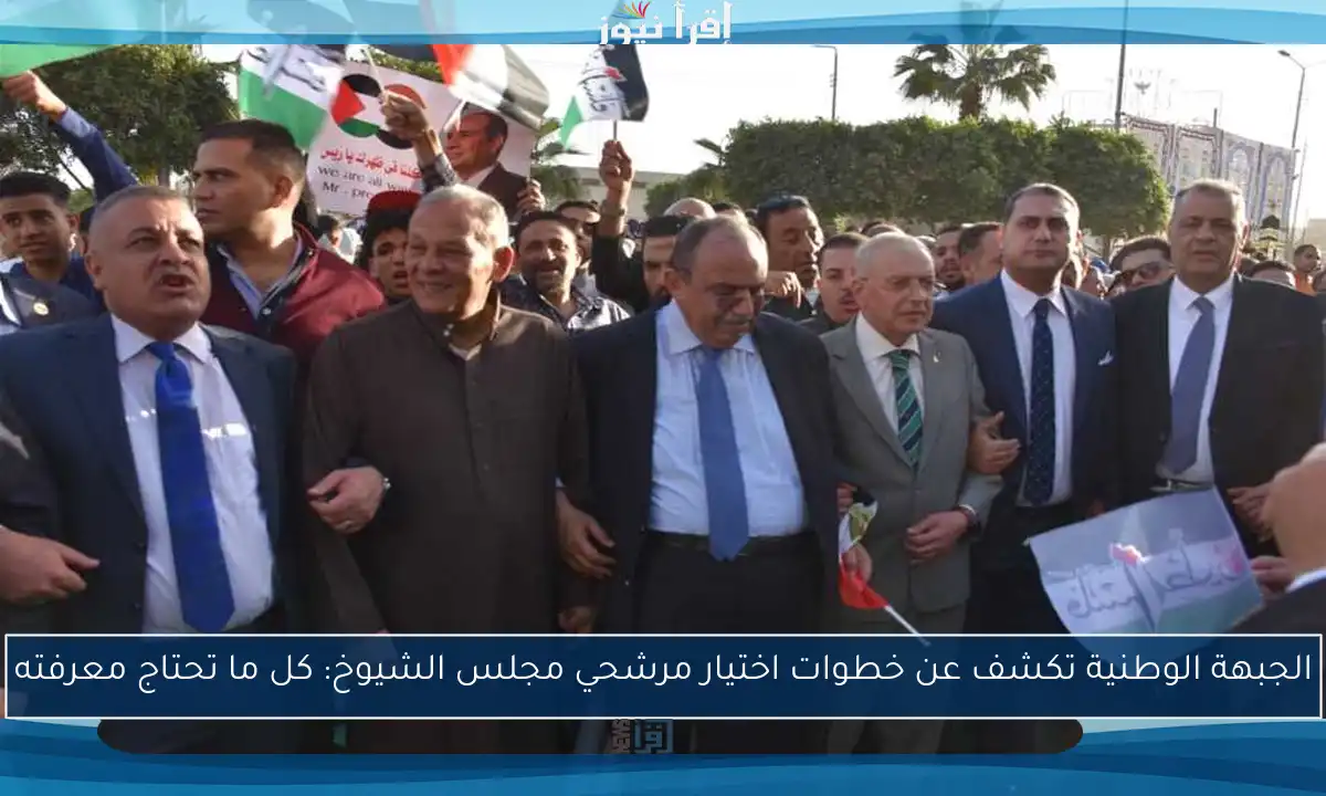 الجبهة الوطنية تكشف عن خطوات اختيار مرشحي مجلس الشيوخ: كل ما تحتاج معرفته