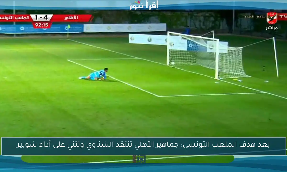 بعد هدف الملعب التونسي: جماهير الأهلي تنتقد الشناوي وتثني على أداء شوبير