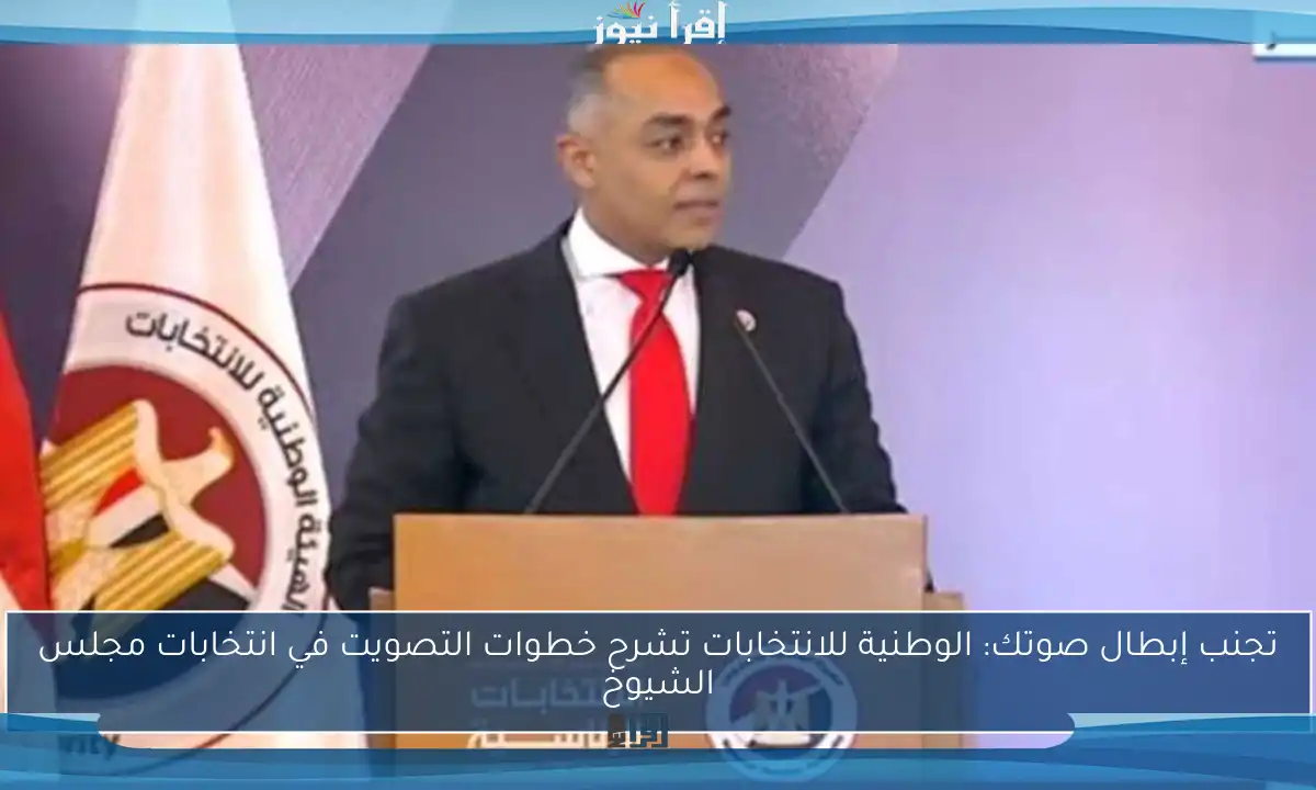 تجنب إبطال صوتك: الوطنية للانتخابات تشرح خطوات التصويت في انتخابات مجلس الشيوخ