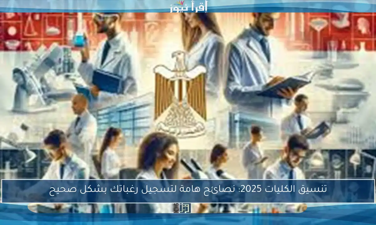 تنسيق الكليات 2025: نصائح هامة لتسجيل رغباتك بشكل صحيح