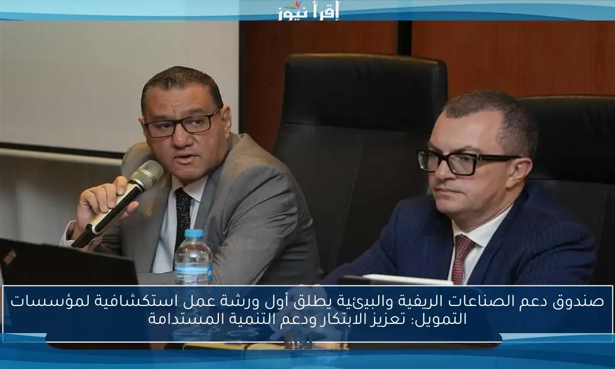 صندوق دعم الصناعات الريفية والبيئية يطلق أول ورشة عمل استكشافية لمؤسسات التمويل: تعزيز الابتكار ودعم التنمية المستدامة