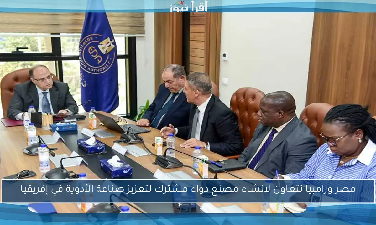 مصر وزامبيا تتعاون لإنشاء مصنع دواء مشترك لتعزيز صناعة الأدوية في إفريقيا