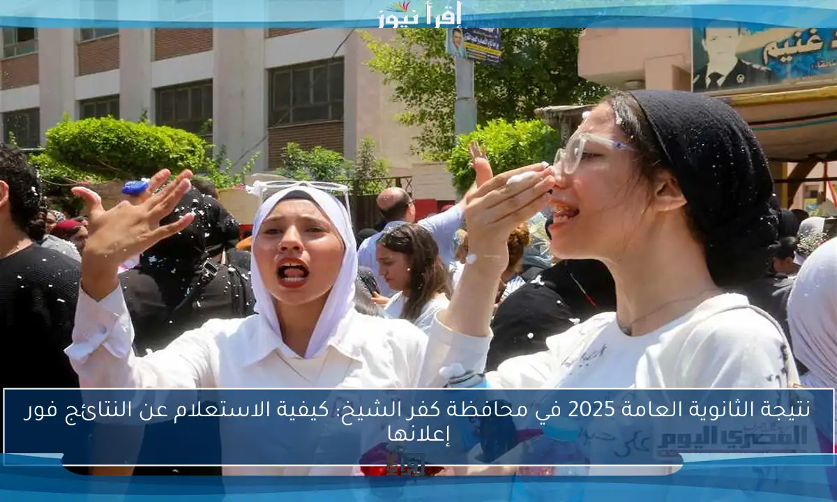 نتيجة الثانوية العامة 2025 في محافظة كفر الشيخ: كيفية الاستعلام عن النتائج فور إعلانها