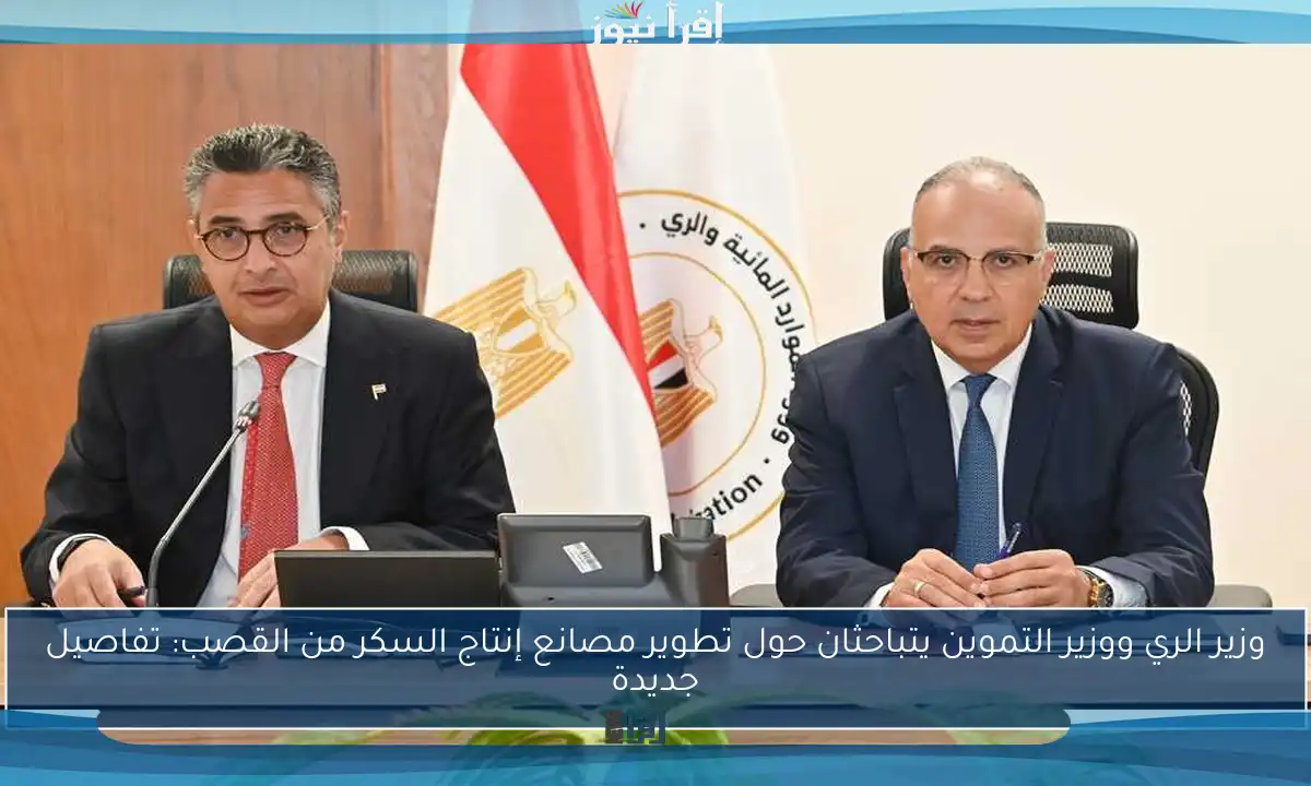 وزير الري ووزير التموين يتباحثان حول تطوير مصانع إنتاج السكر من القصب: تفاصيل جديدة