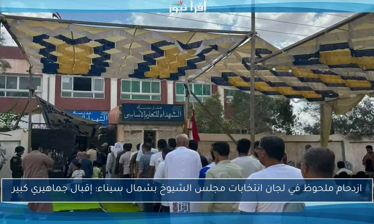 ازدحام ملحوظ في لجان انتخابات مجلس الشيوخ بشمال سيناء: إقبال جماهيري كبير