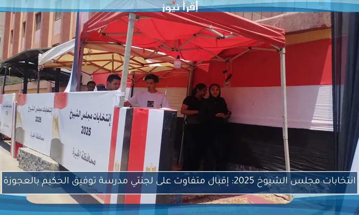 انتخابات مجلس الشيوخ 2025: إقبال متفاوت على لجنتي مدرسة توفيق الحكيم بالعجوزة